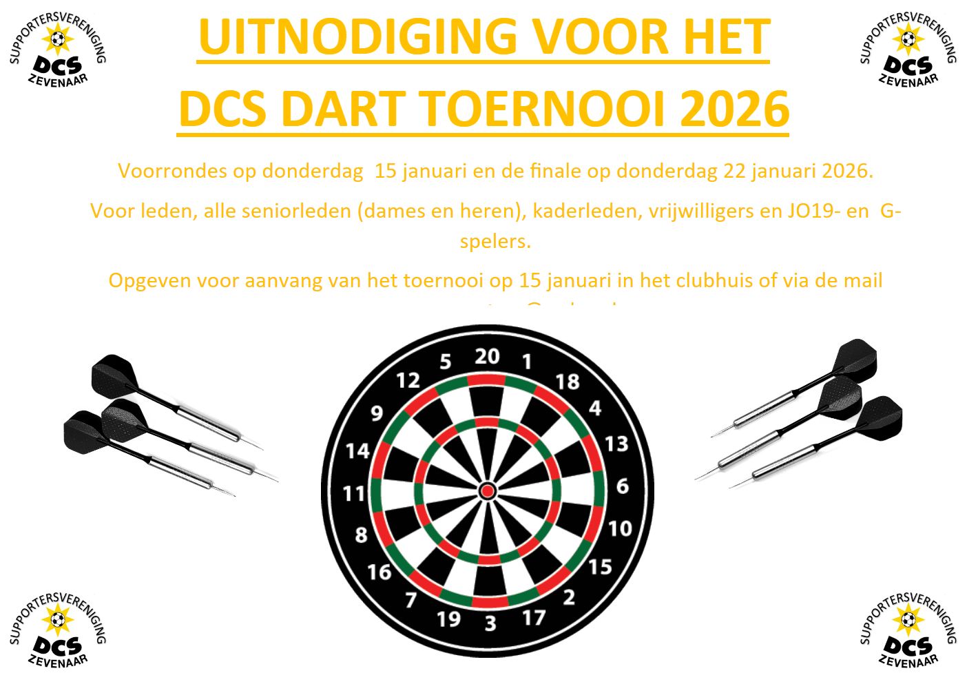 DCS DART TOERNOOI 2026
