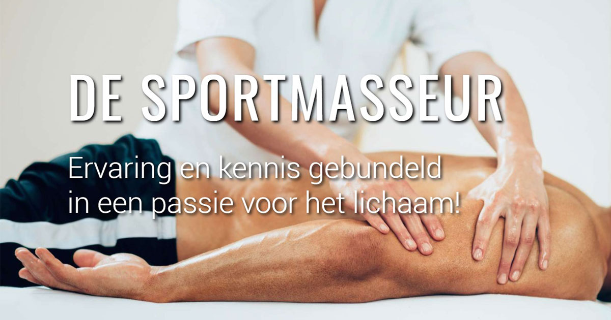 Verzorger/Sportmasseur gezocht!